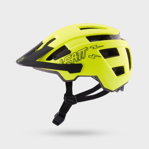 Leatt MTB Trail 1.0 Universal Fit Youth Helmet (Neon Yellow)