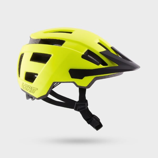 Leatt MTB Trail 1.0 Universal Fit Youth Helmet (Neon Yellow)