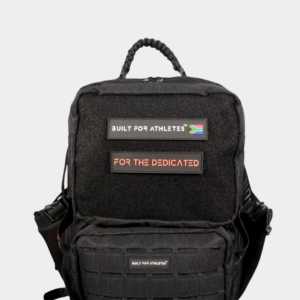 BFA For The Dedicated Patch Black Back & Orange Text