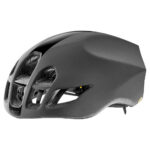 Giant Pursuit aero road helmet, Matte Black – front-side view