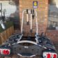 Pre-owned Thule EuroWay G2 3-bike towbar platform rack with 13-pin light board