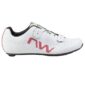Northwave Storm Carbon Road Shoes (White/Calypso Red)