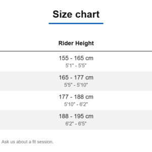 Trek size chart