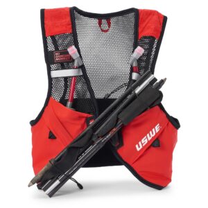 USWE PACE 2L Trail Running Vest (Red/Black) - Image 3