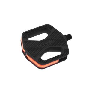 LOOK Geo City 2 Vision Flat Pedals with Integrated Lights – Black Matt