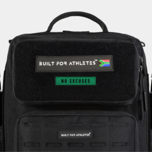 BFA No Excuses Patch Green Back & Black Text
