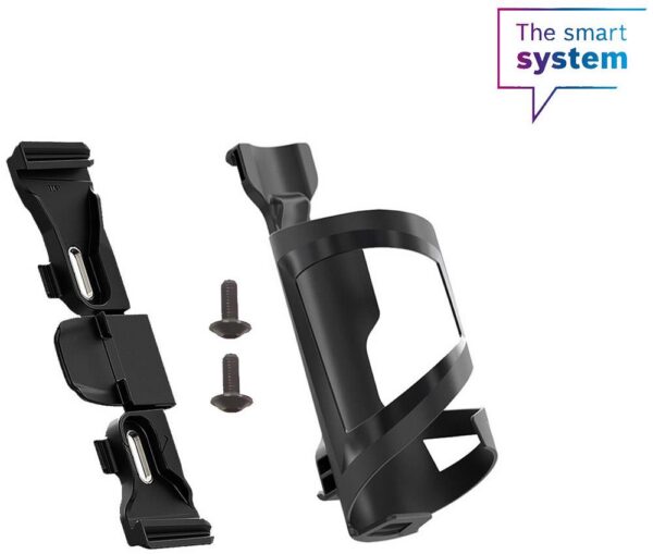 Bosch PowerMore battery holder with bottle cage Bosch PowerMore battery holder with bottle cage and steel bolts