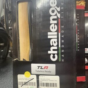 Challenge Strada Bianca handmade TLR gravel tyre 700x40 tan wall in box