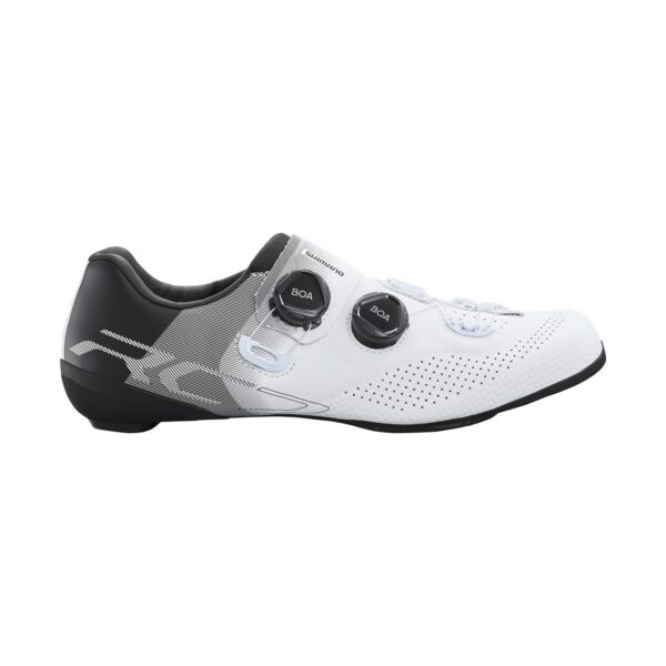 Shimano SH-RC702 Wide White Shimano RC702 Wide White Road Shoes
