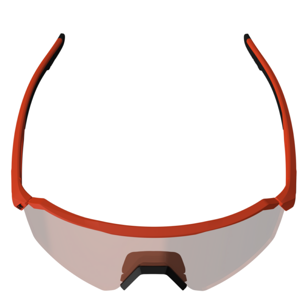 Leatt RideViz Lite Sunglasses (Satin Orange / Silver 30%)