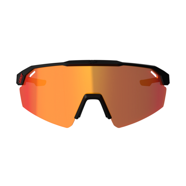 Leatt SpeedViz Lite Sunglasses (Satin Black / Iriz Cryztal Red 13%)