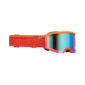 Leatt Velocity 4.0 MTB X-Flow Iriz Goggle (Red / Blue 26%)